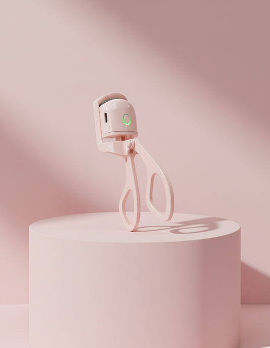 Heated eyelash curler